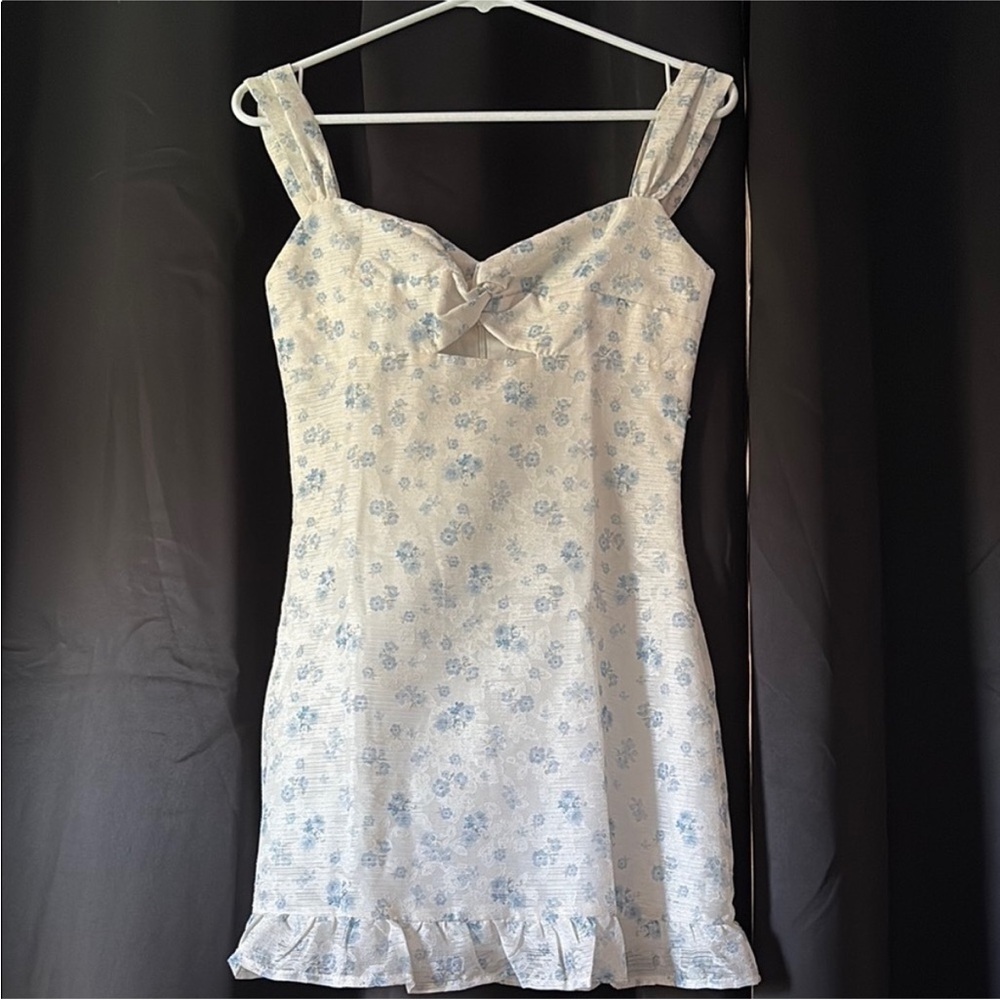 Princess Polly Blue Floral Mini Dress